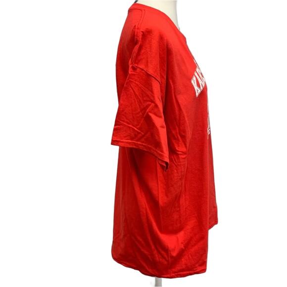 New Hand Printed XL Swift Karma is the 87 Guy on the Chiefs Superbowl Tee - Picture 3 of 4